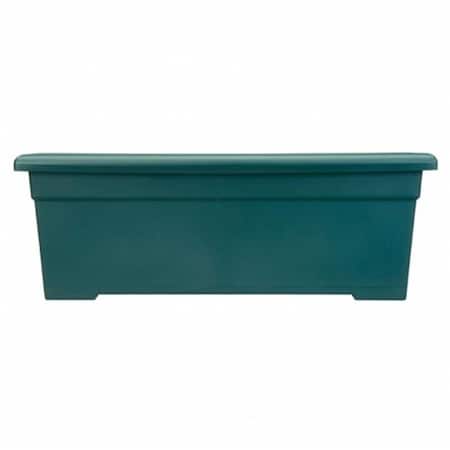 Myers Industries Inc Myers Industries Inc AKRROP28000E21 Akro 28 in. Romana Deck Planter Chocolate AKRROP28000E21